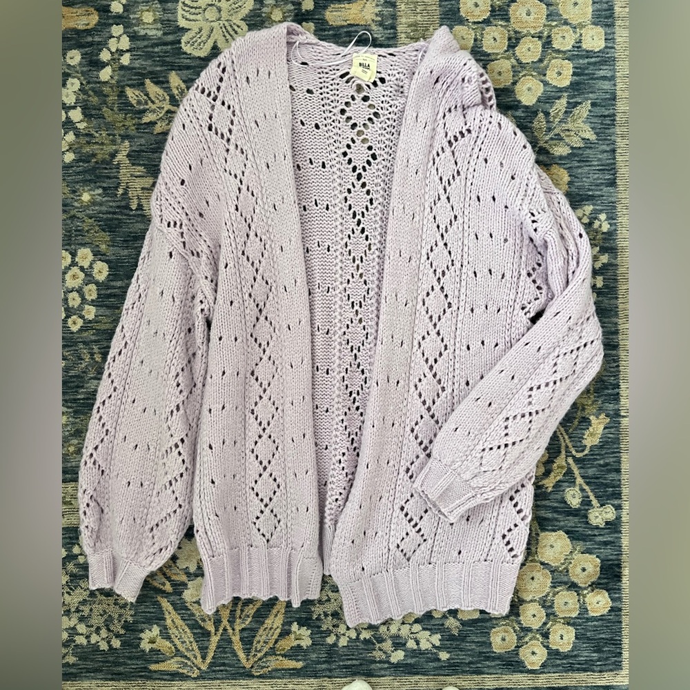 Billabong Cardigan in Lavendar